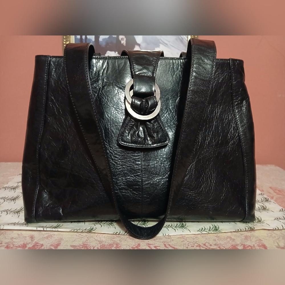 VTG M London Leather Tote